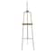 68.5" Black Metal Painter's Inspired 4-Tier Display Easel with Gold Accents